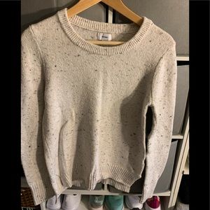 NWOT Cream Speckled Old Navy Sweater